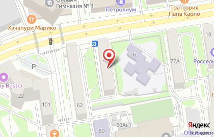 Ветеринарный центр Балу на улице Писарева на карте