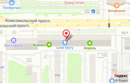 Ортопедический салон Мастер осанки на Комсомольском проспекте на карте