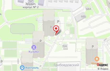 Магазин овощей и фруктов в Мотовилихинском районе на карте