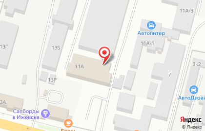Автомойка Zebra в Ижевске на карте