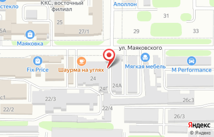 Магазин напитков Заправка на карте