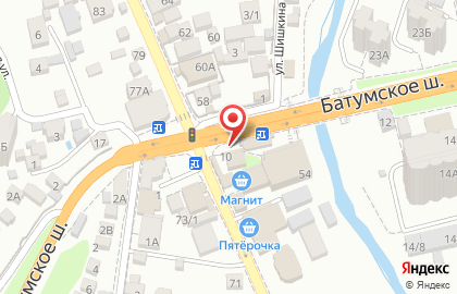 Участковый пункт полиции №43 в Лазаревском районе на карте