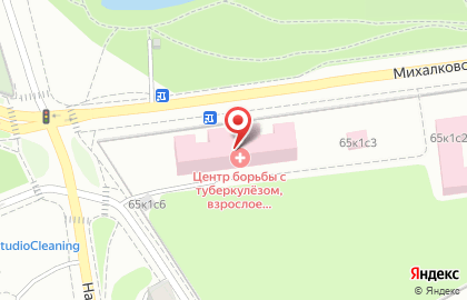Московский научно-практический центр борьбы с туберкулёзом на метро Водный стадион на карте