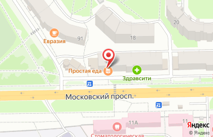 Аптека Фармаимпекс на Московском проспекте на карте