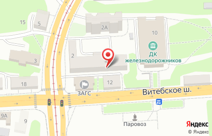 Магазин электроники и электротехники Фаза в Смоленске на карте