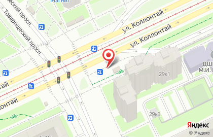 Магазин фруктов и овощей на проспекте Большевиков на карте