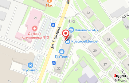 Продовольственный магазин Магазинчик 22 на карте