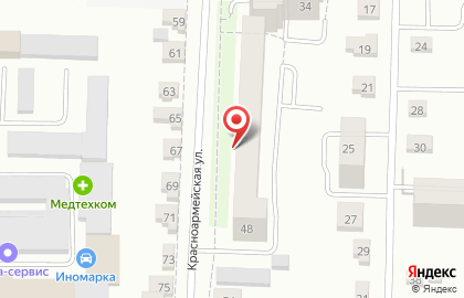 ЗАО Домострой на Красноармейской улице на карте