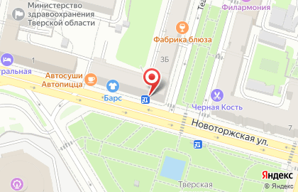 Магазин медицинской одежды Модный доктор & Мультибренд на Новоторжской улице на карте