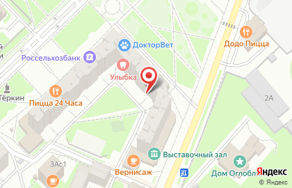 Магазин в Москве на карте