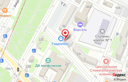 Официальный представитель АКВАФОР в г. Хабаровске Аквафор-Групп в Центральном районе на карте
