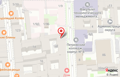 Этно на Моховой улице на карте