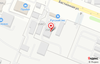 Русский лес на Бастионной улице на карте