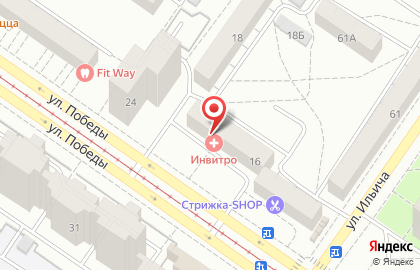 Интернет-магазин автозапчастей Emex на улице Победы на карте