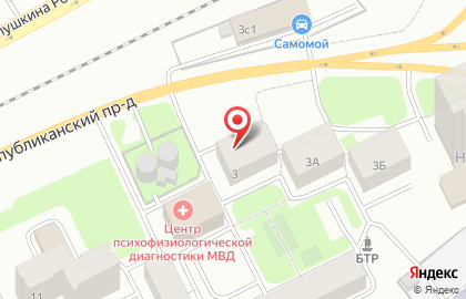 Частное охранное предприятие Спарта в Ленинском районе на карте