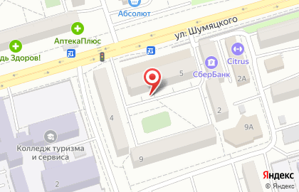Иван-да-Марья на улице Шумяцкого на карте
