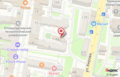 Основной Инстинкт на Московской улице на карте
