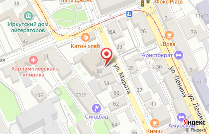 Братский акционерный народный коммерческий банк в Кировском районе на карте