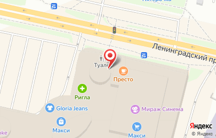 Магазин цифровой и бытовой техники DNS на Ленинградском проспекте на карте