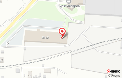 Теплая автостоянка в Октябрьском районе на карте