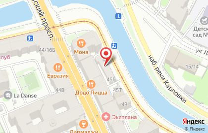 Мастерская Ольги Марченко на Петроградской на карте