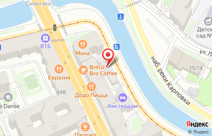 Мегафон Северо-запад на Петроградской на карте