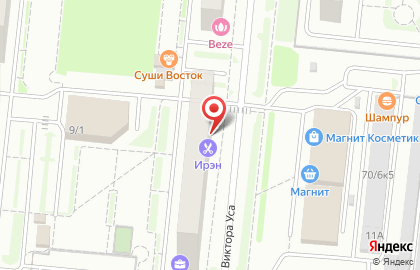 Салон-парикмахерская Ирэн на улице Виктора Уса на карте