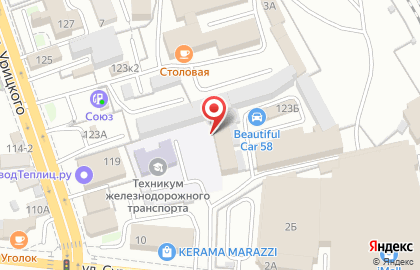 Центр автостекла Bitstop на улице Суворова на карте