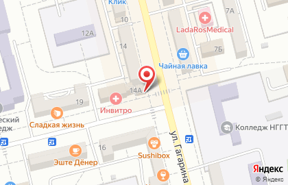 Профессиональный магазин для парикмахеров Ставвер на улице Гагарина на карте