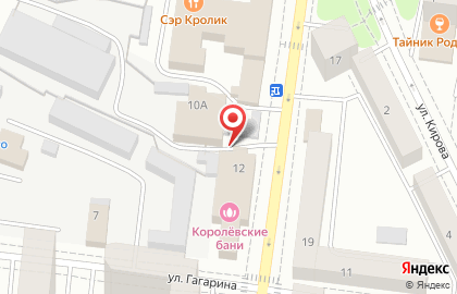 Качок на улице Ленина на карте