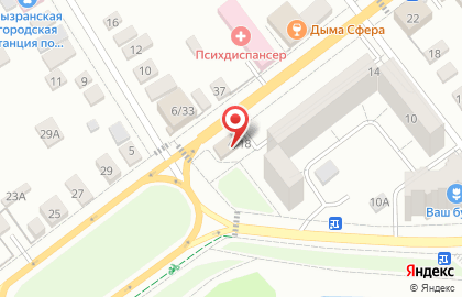 Продуктовый магазин Теремок на улице Урицкого на карте