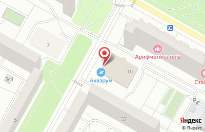 Супермаркет Пятёрочка в проезде Якушкина на карте
