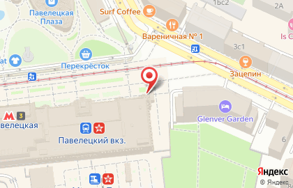Кофейня фиксированных цен Cofix на Павелецкой площади на карте