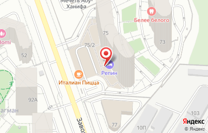 Отель Репин на карте