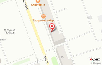 Салон красоты Магия на проспекте Ленина на карте