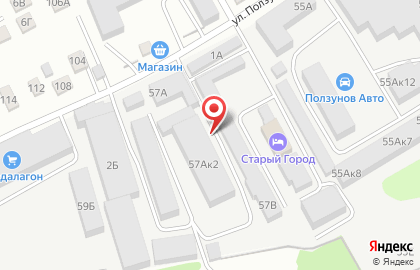 СШОР по боксу Алтайский ринг на карте