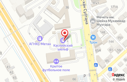 АЗС Каспийский шельф на карте