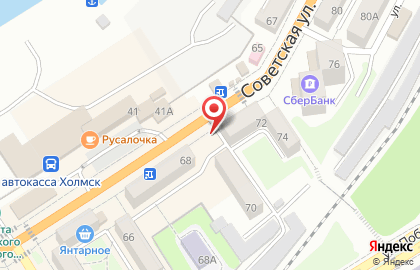Цветочный магазин Ирис на Советской улице на карте
