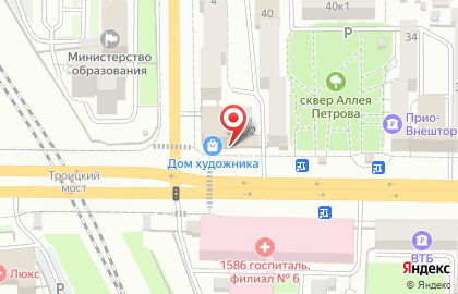 Киоск фастфудной продукции на Первомайском проспекте на карте