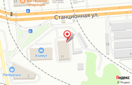 Федеральная сеть магазинов Автоэмали-ИНВЕСТПРОЕКТ на площади Карла Маркса на карте
