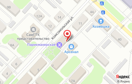 Ателье Стежок на Комсомольской на карте