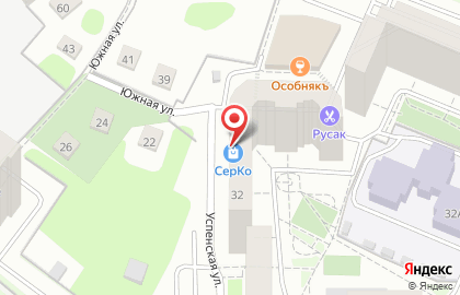 Компания Стар Потолок на Успенской улице на карте