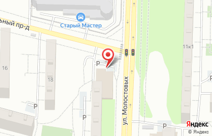 Магазин разливного пива Пивное изобилие на улице Молостовых на карте