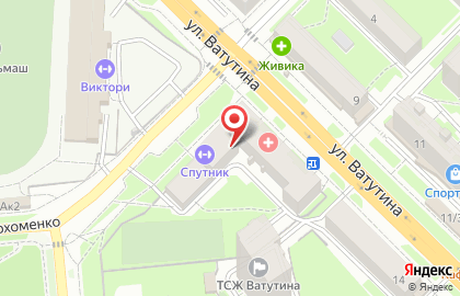 Медицинский центр Дуэт Клиник на улице Ватутина, 12 на карте