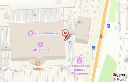 Автомат по продаже контактных линз ЛинзОчки в Южно-Сахалинске на карте