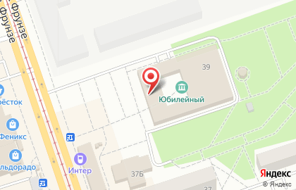 Дворец культуры Юбилейный в Екатеринбурге на карте