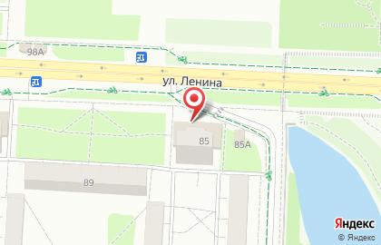 Терминал СберБанк на улице Ленина на карте