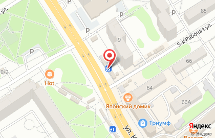 Магазин кондитерских изделий в Октябрьском районе на карте