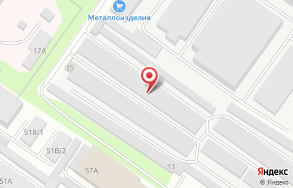 Автокооператив в Твери на карте