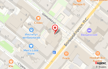 Твой Отель в Петроградском районе на карте